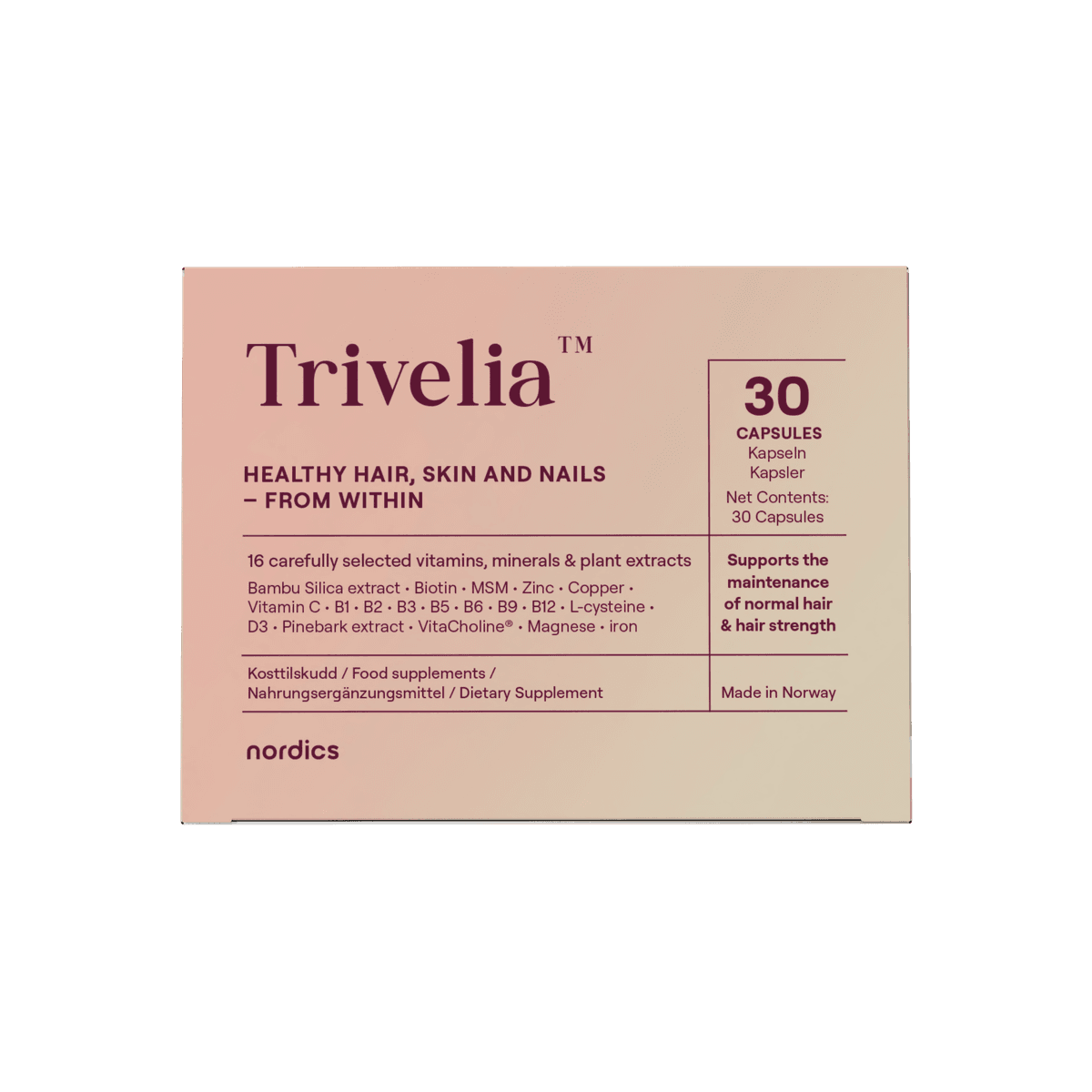 Trivelia-verpakking
